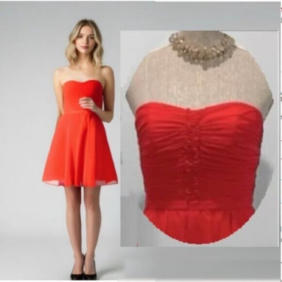 Alfred Angelo Strapless Cocktail Dress - Picture 1 of 15